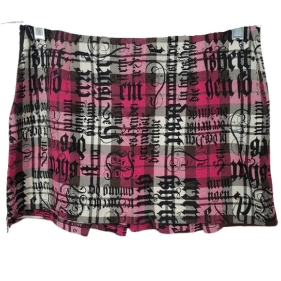 Super Cute Super Sexy Front Pleated Side Exposed Zip Straight Back Mini Skirt - Picture 2 of 3